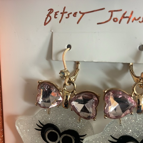 BETSY JOHNSON Boo Ghost Earrings NIB NEW - Picture 3 of 9